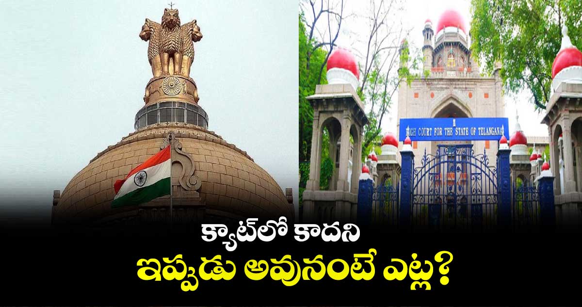 క్యాట్‌‌లో కాదని..ఇప్పుడు అవునంటే ఎట్ల?