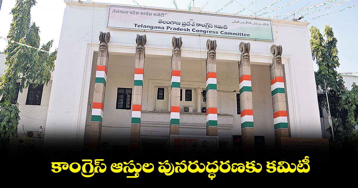 కాంగ్రెస్ ఆస్తుల పునరుద్ధరణకు కమిటీ