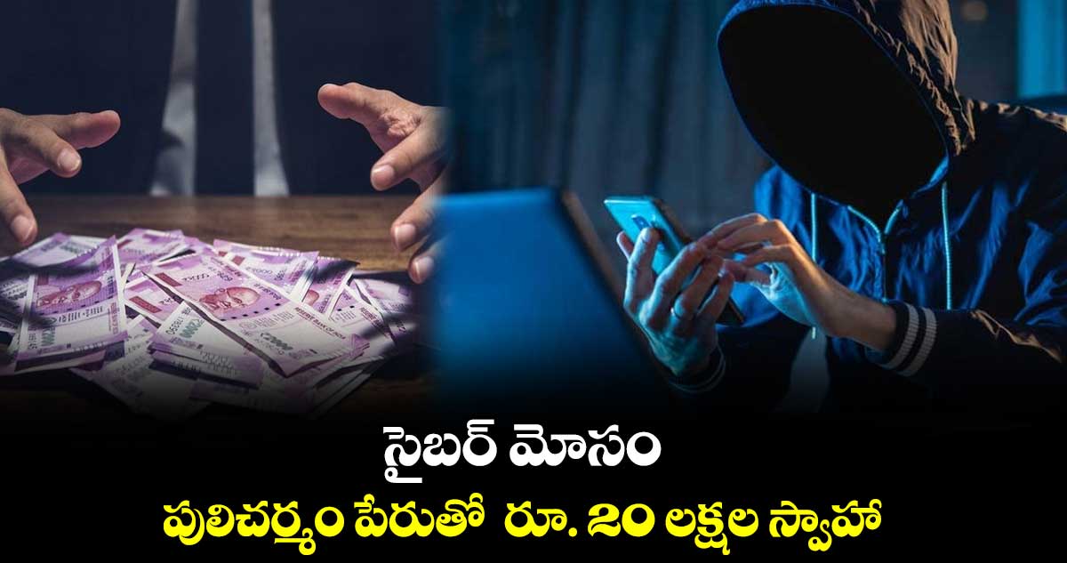 సైబర్ మోసం.. పులిచర్మం పేరుతో  రూ. 20 లక్షల స్వాహా 