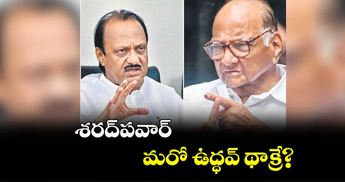 శరద్​పవార్​ మరో ఉద్ధవ్​ థాక్రే?