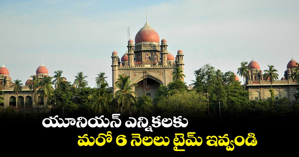 యూనియన్ ఎన్నికలకు మరో 6 నెలలు టైమ్ ఇవ్వండి