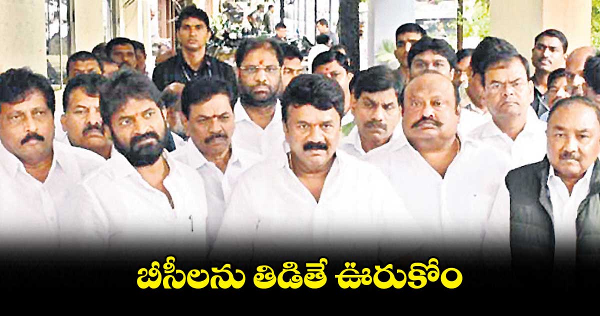 బీసీలను తిడితే ఊరుకోం: తలసాని