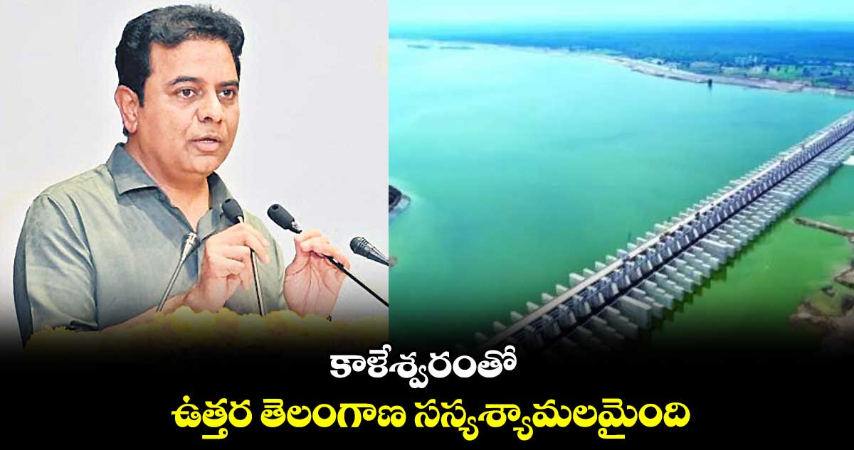 కాళేశ్వరంతో ఉత్తర తెలంగాణ సస్యశ్యామలమైంది : మంత్రి కేటీఆర్