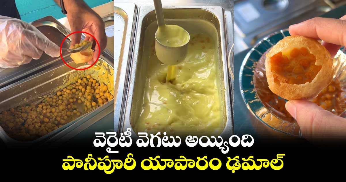 వెరైటీ వెగటు అయ్యింది.. పానీపూరీ యాపారం ఢమాల్