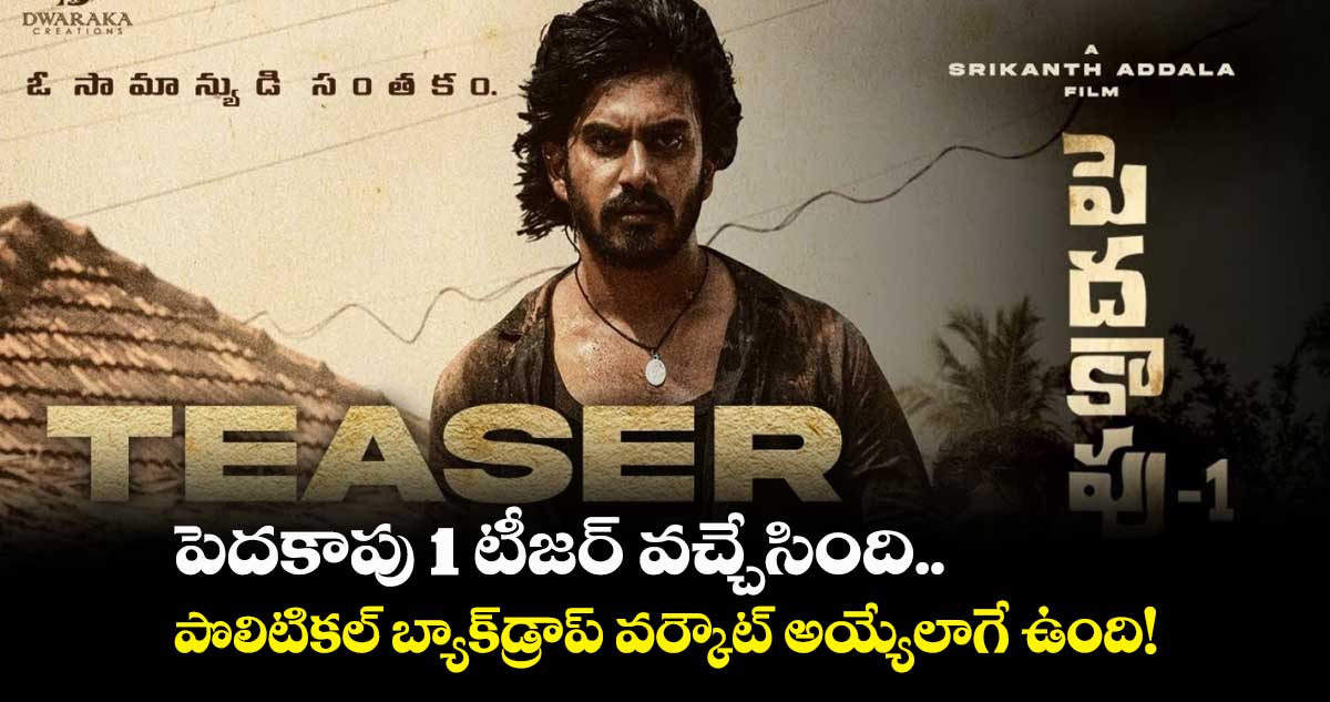 పెదకాపు 1 టీజర్ వచ్చేసింది.. పొలిటికల్ బ్యాక్డ్రాప్ వర్కౌట్ అయ్యేలాగే ఉంది!