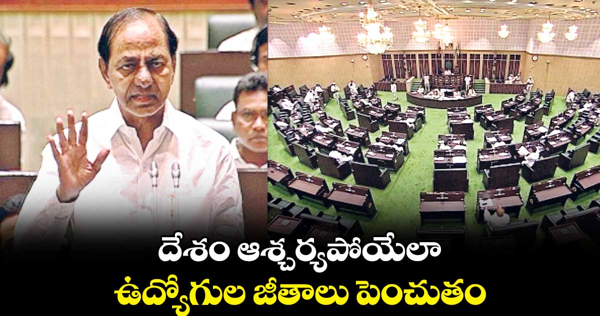 దేశం ఆశ్చర్యపోయేలా ఉద్యోగుల జీతాలు పెంచుతం: కేసీఆర్