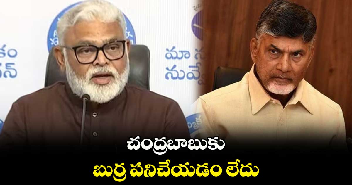 చంద్రబాబుకు బుర్ర పనిచేయడం లేదు: మంత్రి అంబటి