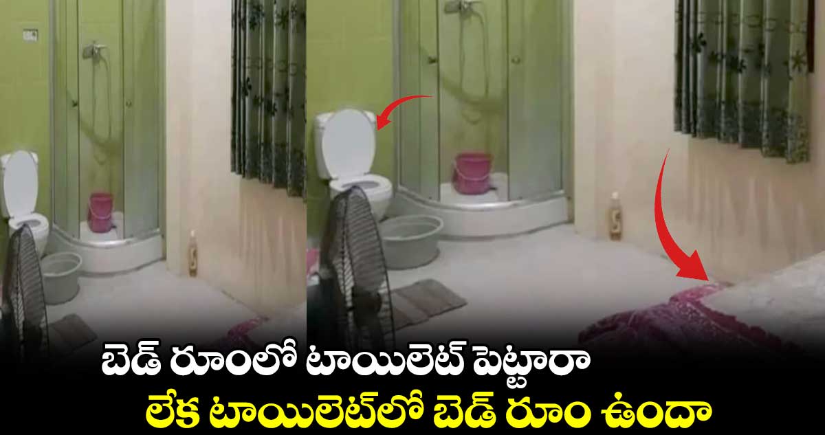 ఎలా బతకాలి: బెడ్ రూంలో టాయిలెట్ పెట్టారా.. లేక టాయిలెట్లో బెడ్ రూం ఉందా
