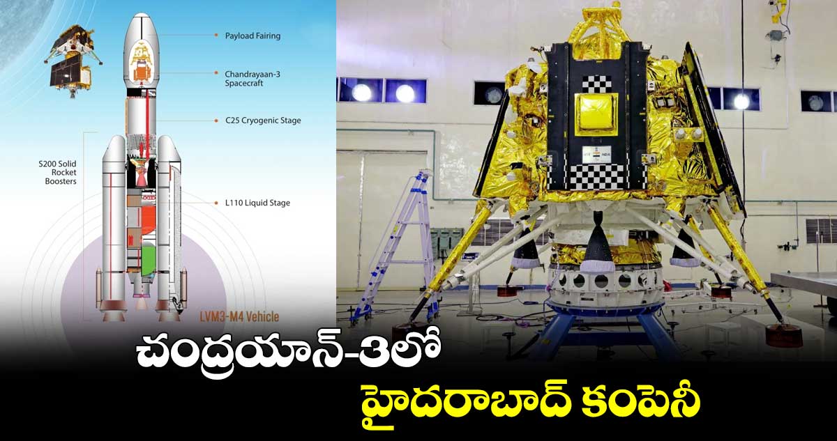 చంద్రయాన్-3లో హైదరాబాద్ కంపెనీ