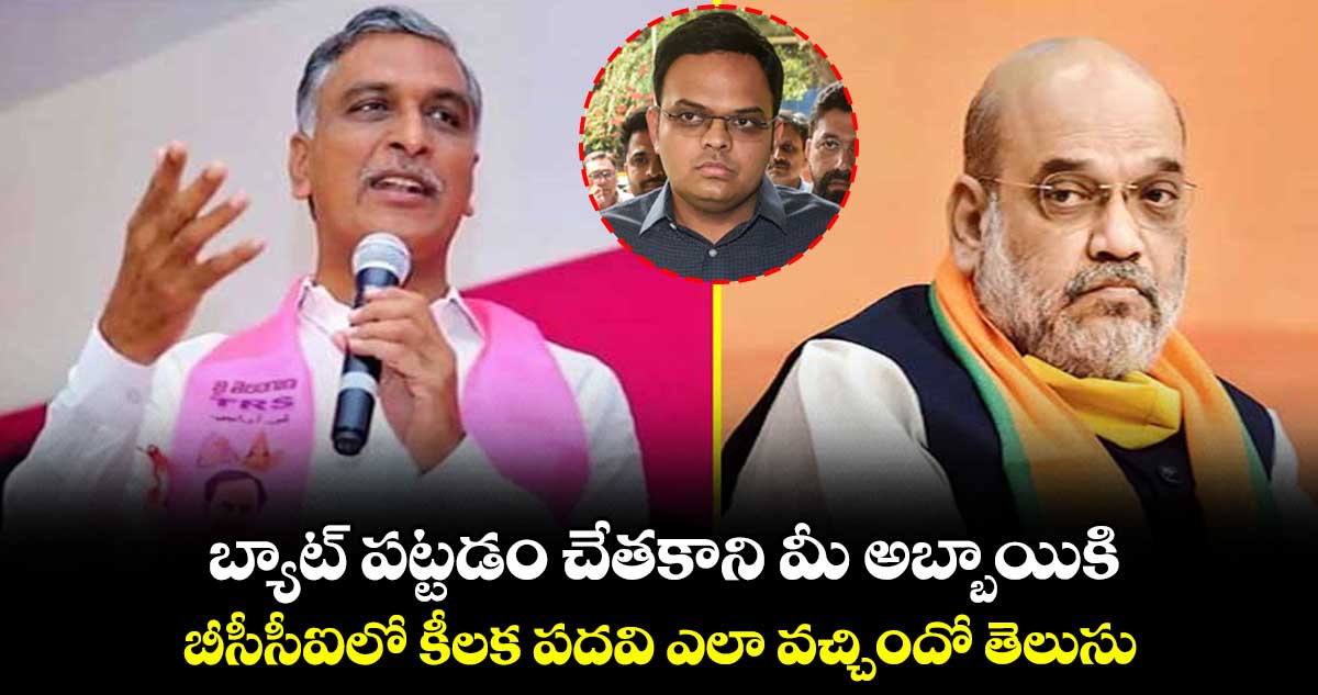 రాసిచ్చిన స్క్రిప్ట్ తో అమిత్ షా స్కిట్.. హరీశ్ రావు సెటైర్లు