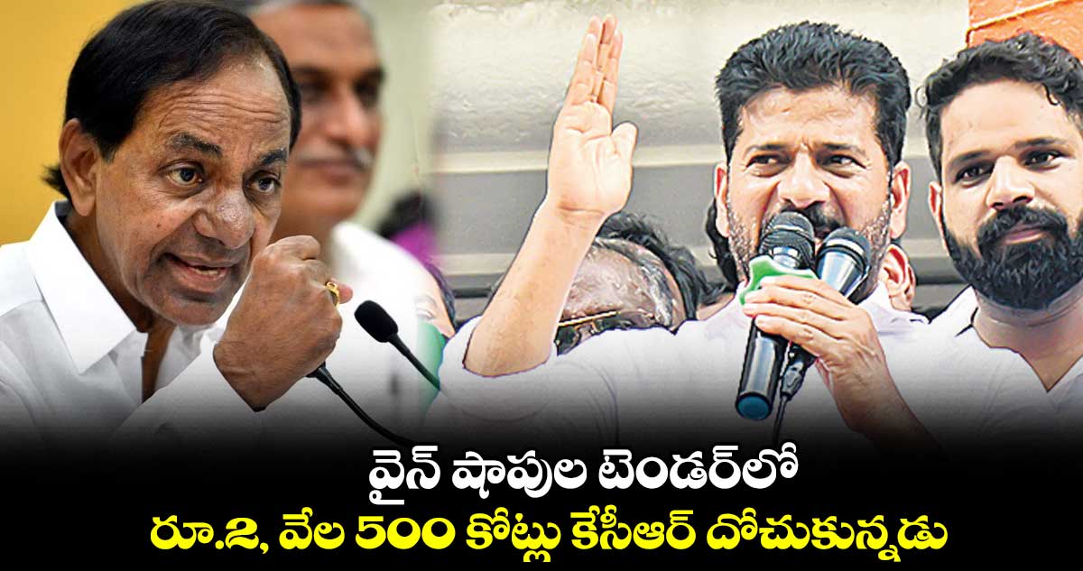 60 వేల బెల్టు షాపులతో దేశంలో తెలంగాణ ఫస్ట్: రేవంత్