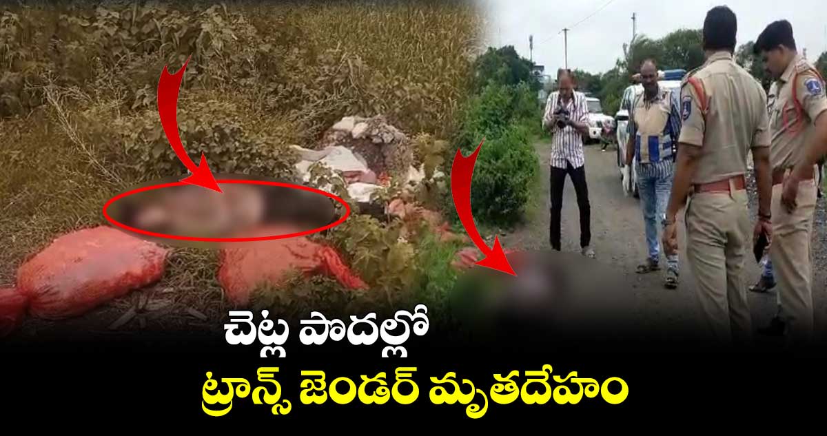 చెట్ల పొదల్లో ట్రాన్స్ జెండర్ మృతదేహం