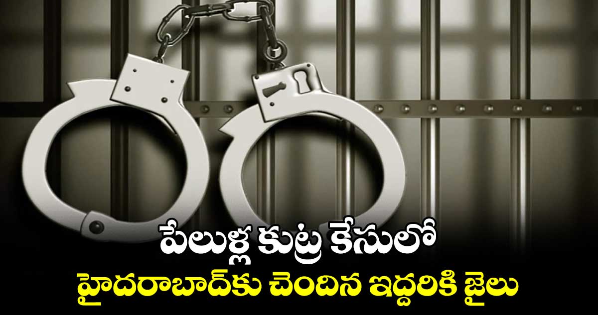పేలుళ్ల కుట్ర కేసులో .. హైదరాబాద్కు చెందిన ఇద్దరికి జైలు