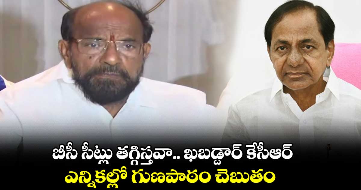 బీసీ సీట్లు తగ్గిస్తవా కేసీఆర్.. ఎన్నికల్లో గుణపాఠం చెబుతం: ఆర్ కృష్ణయ్య