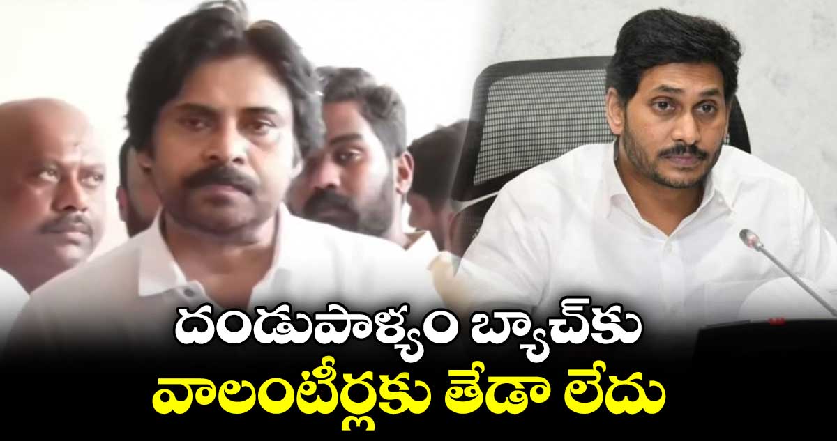 దండుపాళ్యం బ్యాచ్​కు వాలంటీర్లకు తేడా లేదు:పవన్​కల్యాణ్​