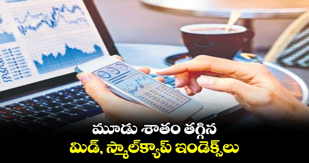 మూడు శాతం తగ్గిన .. మిడ్, స్మాల్క్యాప్ ఇండెక్స్లు