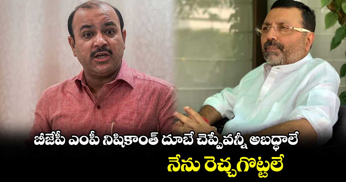 బీజేపీ ఎంపీ నిషికాంత్ దూబే చెప్పేవన్నీ అబద్ధాలే : డానిశ్ అలీ