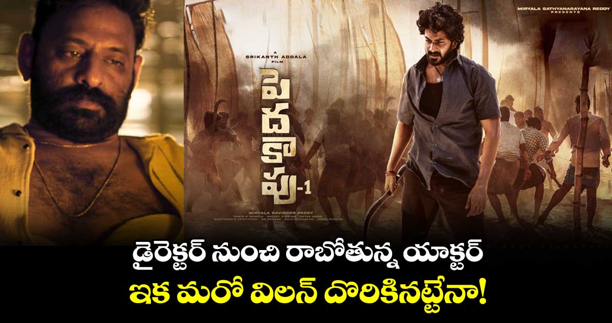 డైరెక్టర్ నుంచి రాబోతున్న యాక్టర్.. ఇక మరో విలన్ దొరికినట్టేనా!