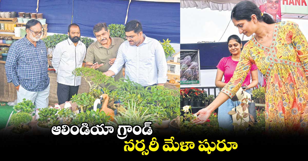 ఆలిండియా గ్రాండ్ నర్సరీ మేళా షురూ: ఆగ్రోస్ ఎండీ రాములు