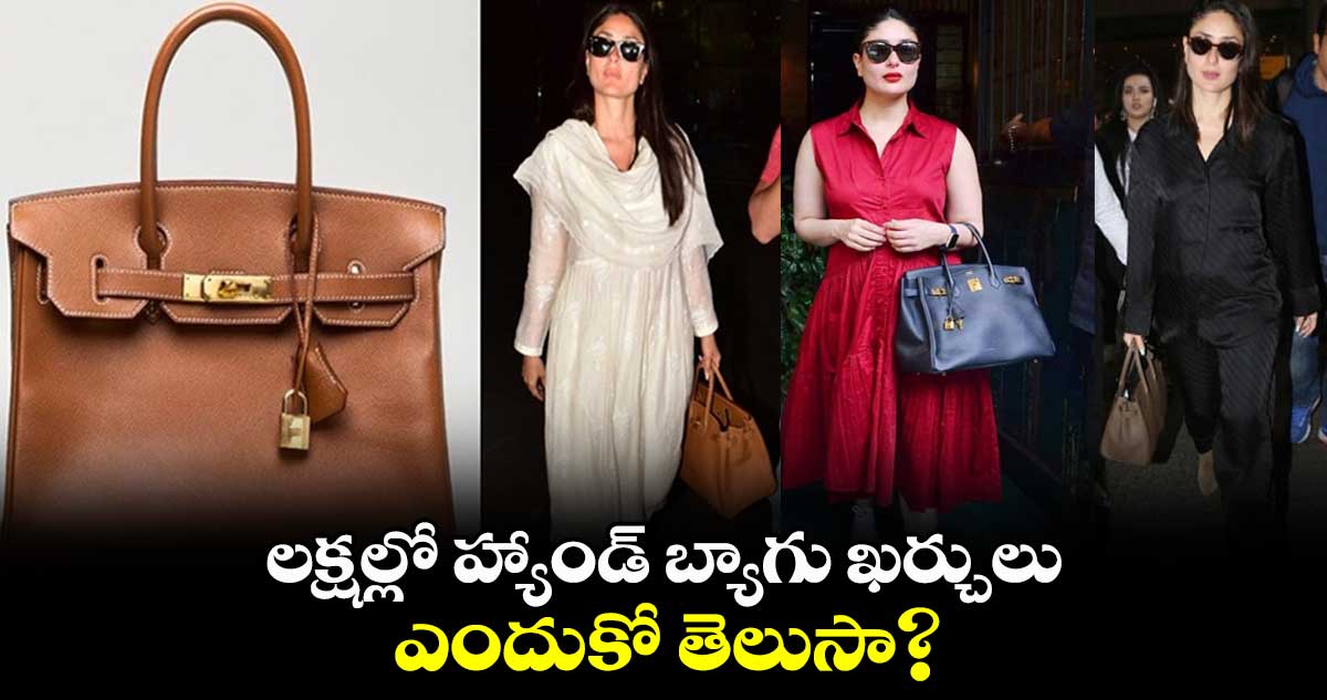 లక్షల్లో హ్యాండ్ బ్యాగు ఖర్చులు..ఎందుకో తెలుసా?