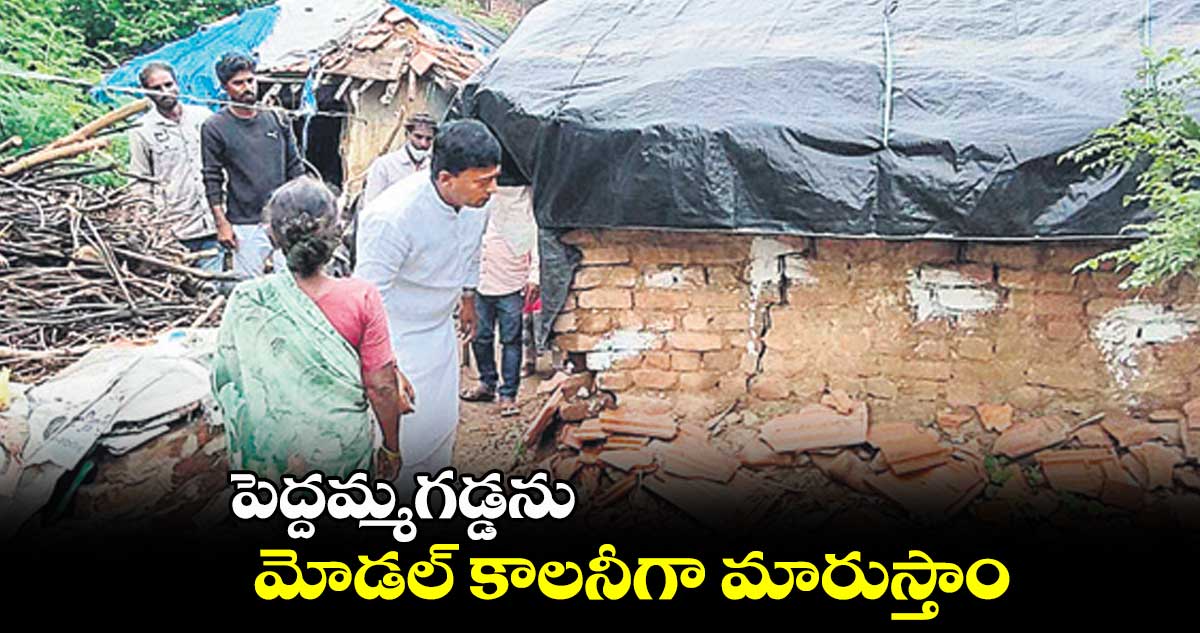 పెద్దమ్మగడ్డను మోడల్‌‌ కాలనీగా మారుస్తాం: ఏనుగుల రాకేశ్‌‌రెడ్డి