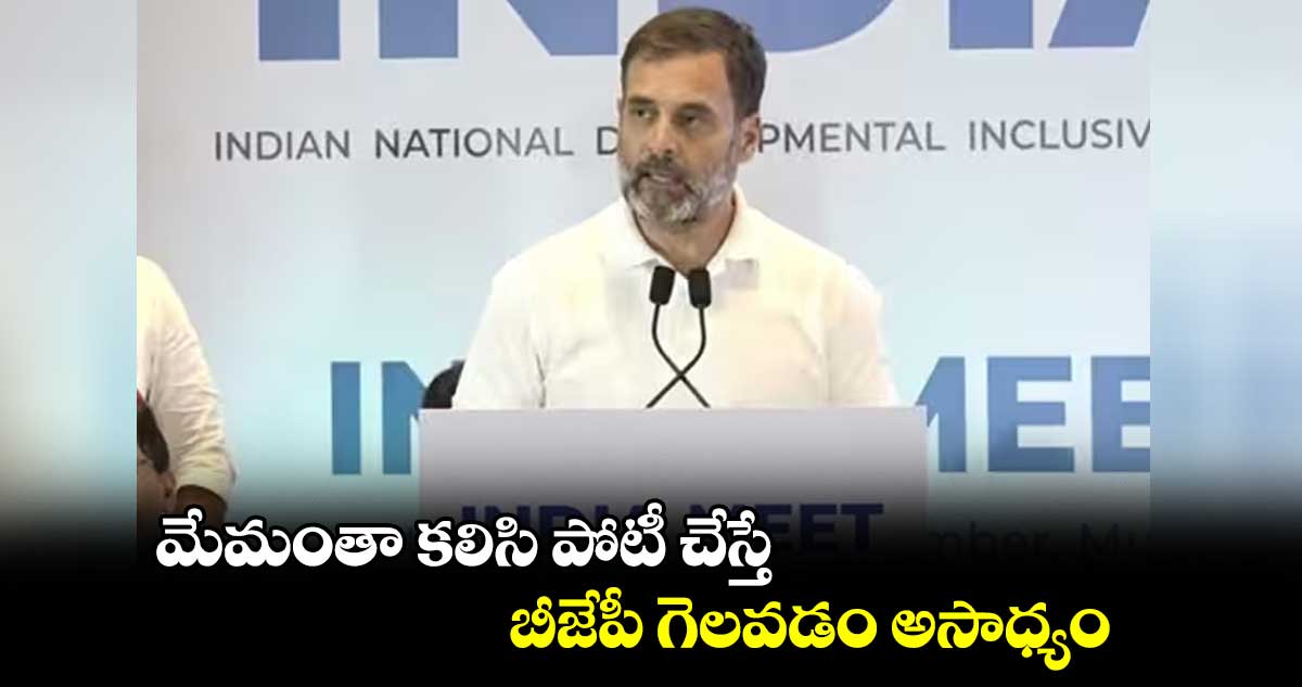 బీజేపీని ఈజీగా ఓడిస్తం :  రాహుల్ గాంధీ​ 
