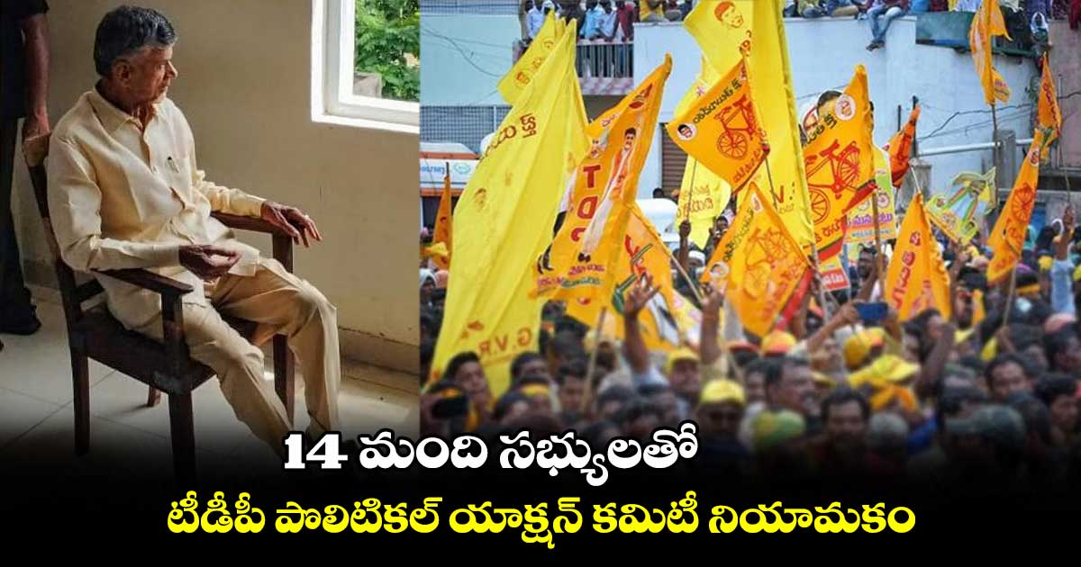 14 మంది సభ్యులతో టీడీపీ పొలిటికల్ యాక్షన్ కమిటీ నియామకం