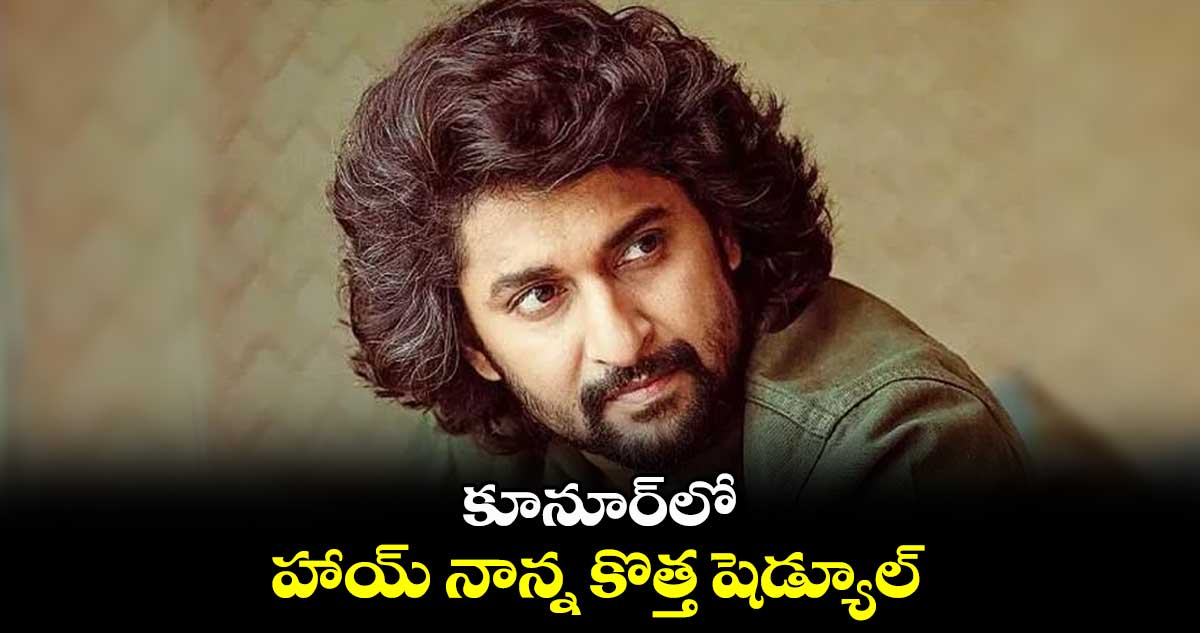 కూనూర్లో హాయ్ నాన్న కొత్త షెడ్యూల్