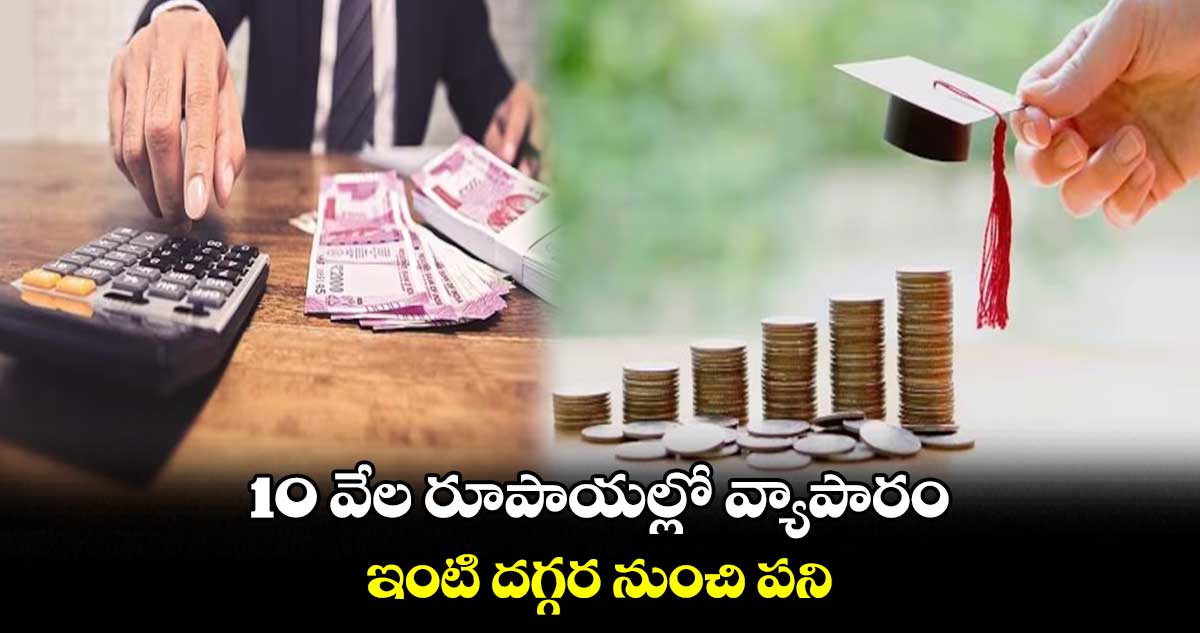 Business Ideas : 10 వేల రూపాయల్లో వ్యాపారం.. ఇంటి దగ్గర నుంచే పని