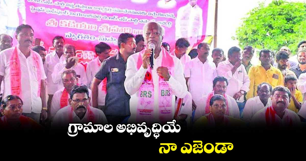 గ్రామాల అభివృద్ధియే నా ఎజెండా: కడియం శ్రీహరి