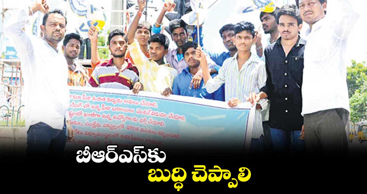 బీఆర్ఎస్కు బుద్ధి చెప్పాలి: కిన్నెర శ్రీనివాసు