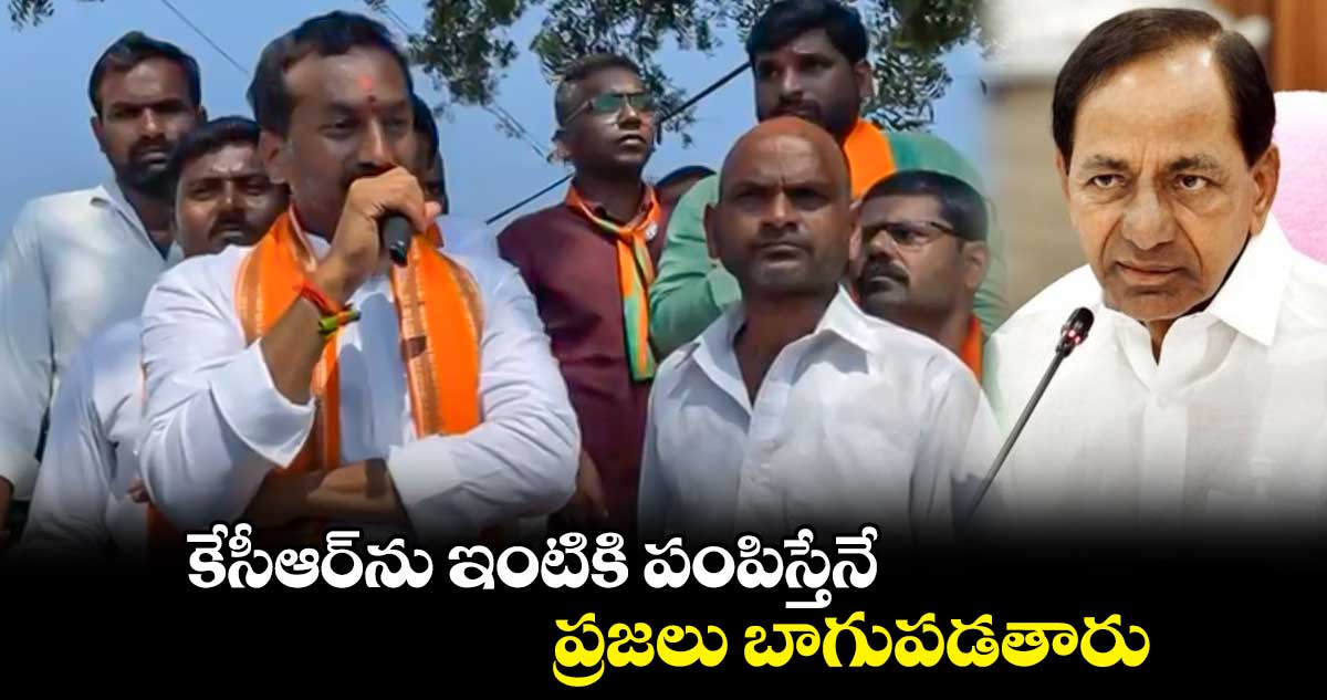 కేసీఆర్⁬ను ఇంటికి పంపిస్తేనే... ప్రజలు బాగుపడతారు: రఘునందన్ రావు