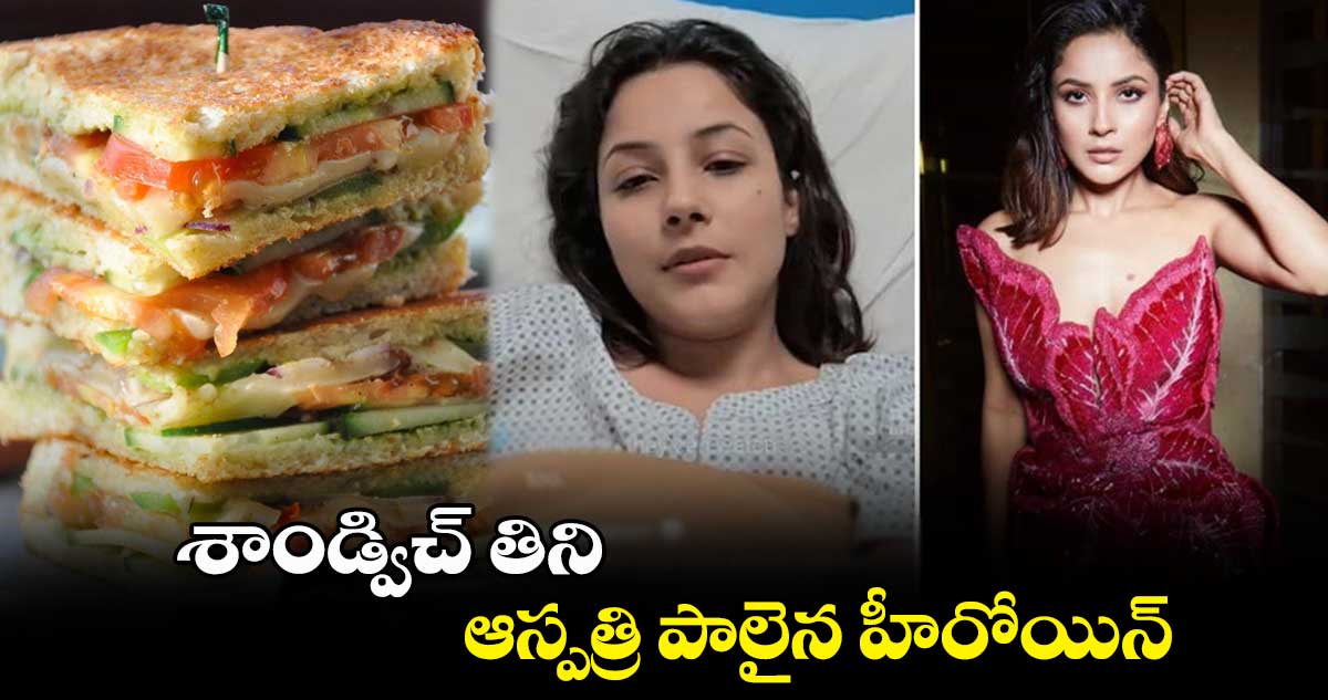 శాండ్విచ్ తిని ఆస్పత్రి పాలైన హీరోయిన్