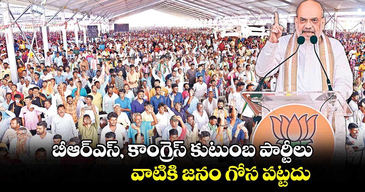 బీజేపీని గెలిపిస్తే బీసీ సీఎం :  అమిత్​షా