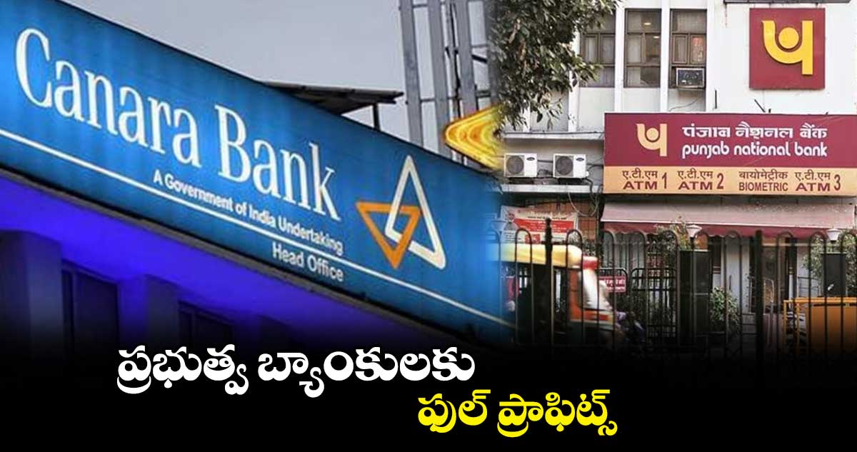 ప్రభుత్వ బ్యాంకులకు ఫుల్ ప్రాఫిట్స్