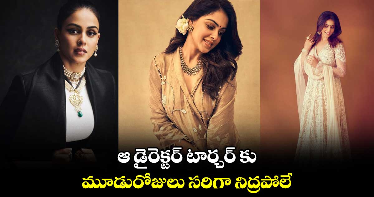 ఆ డైరెక్టర్ టార్చర్ కు మూడురోజులు సరిగా నిద్రపోలే: జెనీలియా