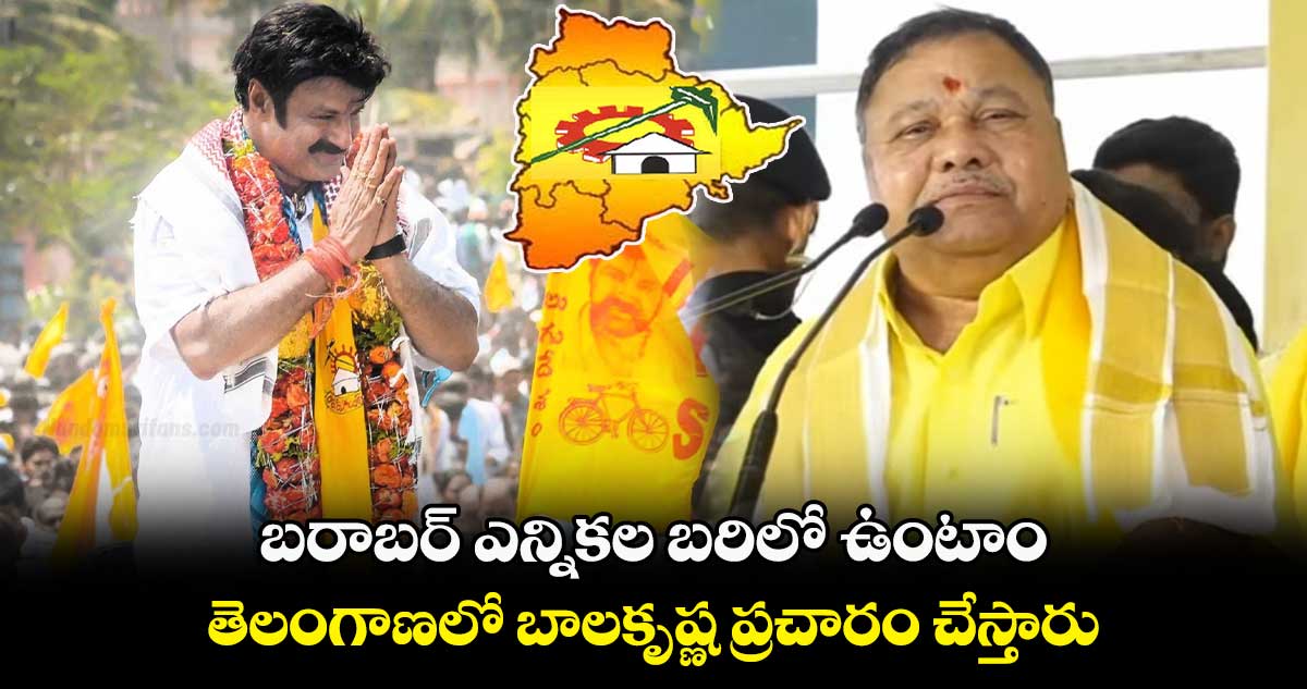 బరాబర్ ఎన్నికల బరిలో టీడీపీ ఉంటది : కాసాని