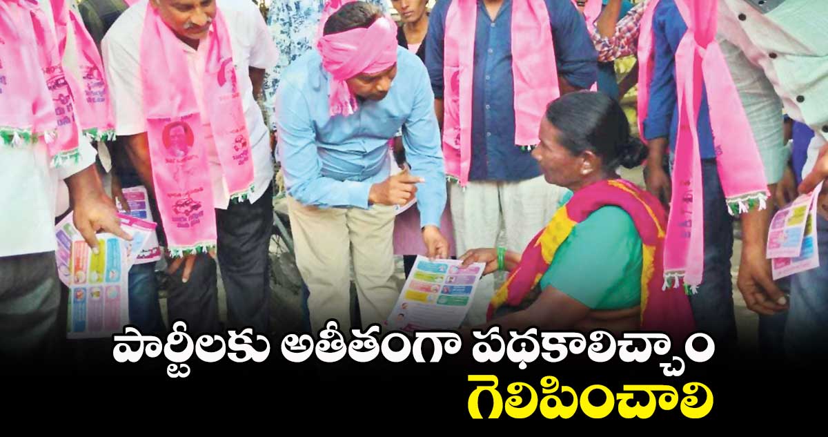 పార్టీలకు అతీతంగా  పథకాలిచ్చాం.. గెలిపించాలి: రేగా కాంతారావు