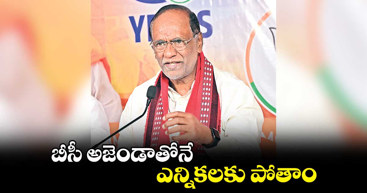 బీసీ అజెండాతోనే ఎన్నికలకు పోతాం : లక్ష్మణ్