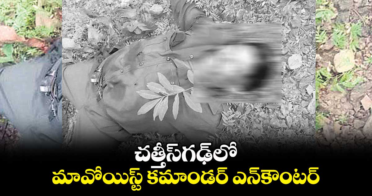 చత్తీస్​గఢ్​లో మావోయిస్ట్ కమాండర్​ ఎన్​కౌంటర్