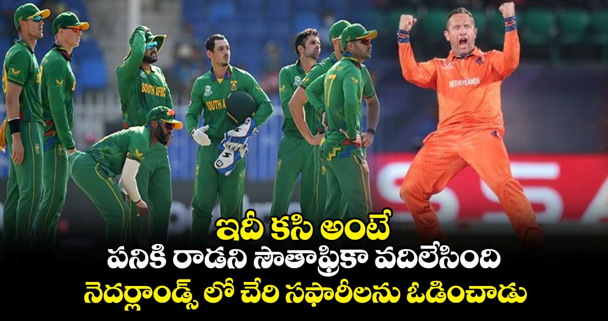 Cricket World Cup 2023: ఇదీ కసి అంటే : పనికి రాడని సౌతాఫ్రికా వదిలేసింది.. నెదర్లాండ్స్ లో చేరి సఫారీలను ఓడించాడు