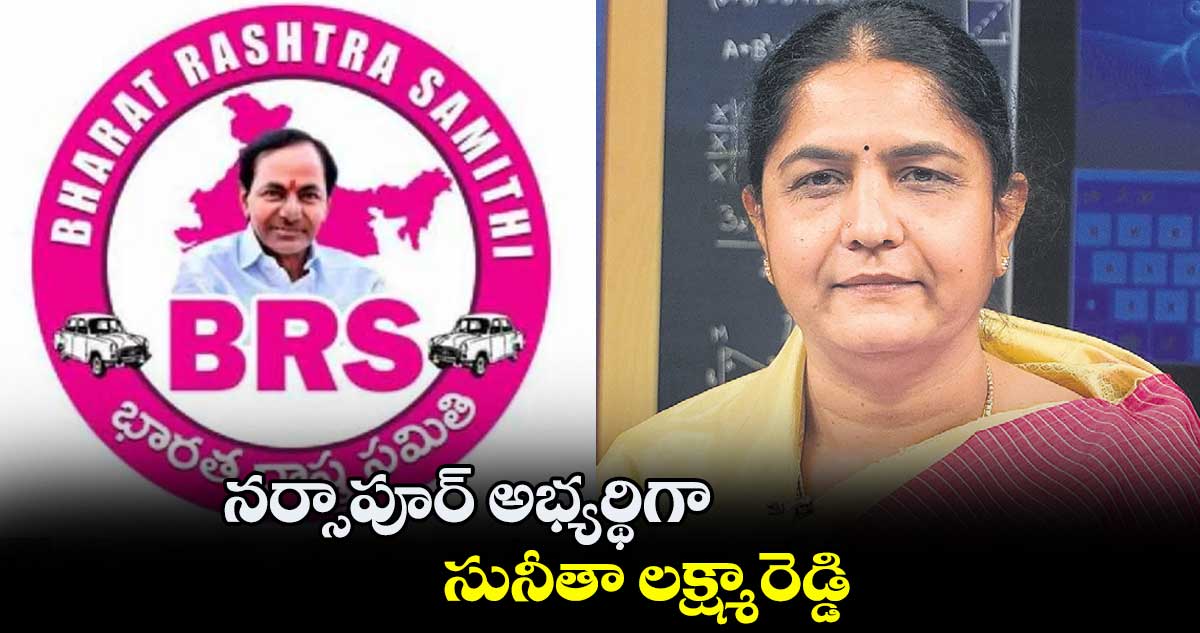 నర్సాపూర్ అభ్యర్థిగా సునీతా లక్ష్మారెడ్డి