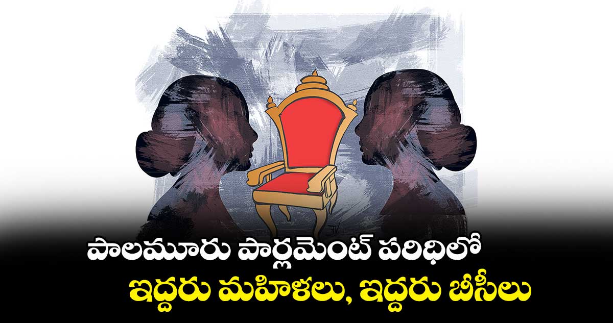 పాలమూరు పార్లమెంట్​ పరిధిలో..ఇద్దరు మహిళలు, ఇద్దరు బీసీలు