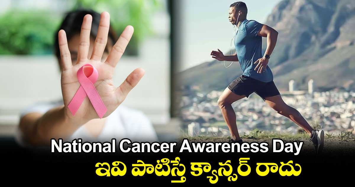 National Cancer Awareness Day : ఇవి పాటిస్తే క్యాన్సర్ రాదు.. 