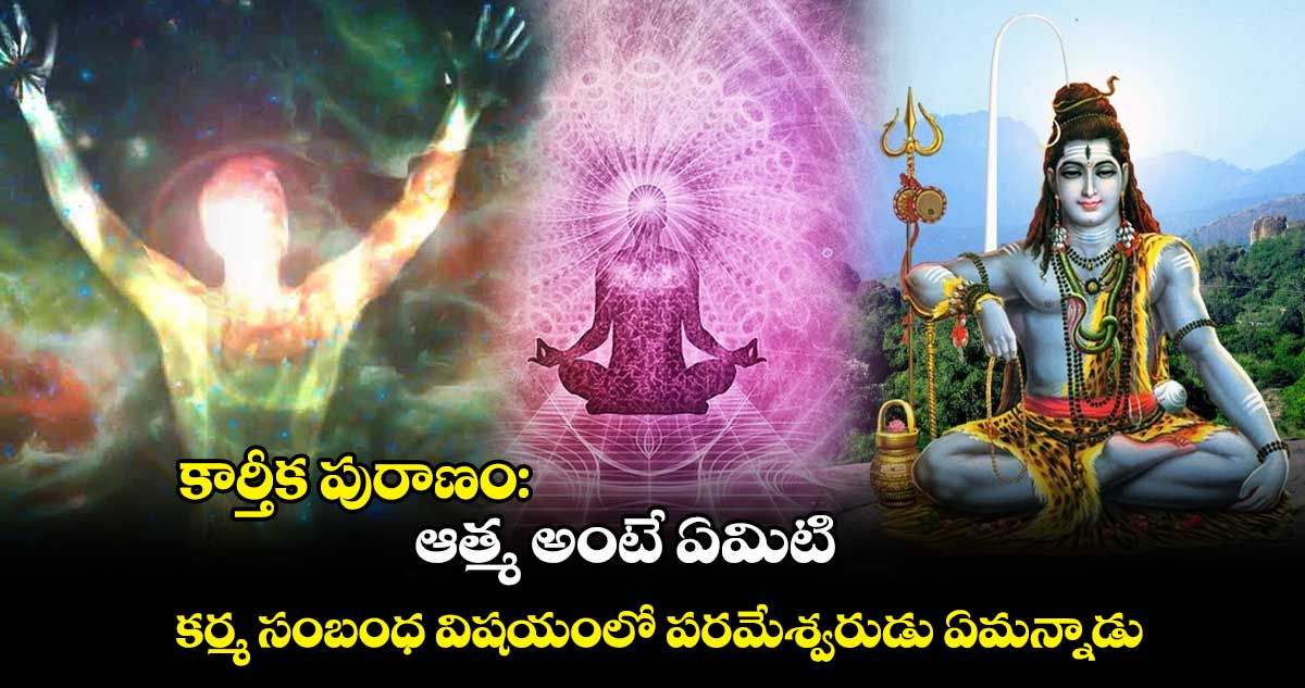 కార్తీక పురాణం: ఆత్మ అంటే ఏమిటి... కర్మ సంబంధ విషయంలో పరమేశ్వరుడు ఏమన్నాడు..