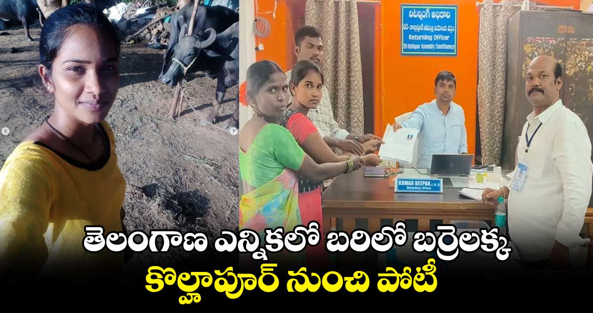 తెలంగాణ ఎన్నికలో బరిలో బర్రెలక్క.. కొల్హాపూర్ నుంచి పోటీ