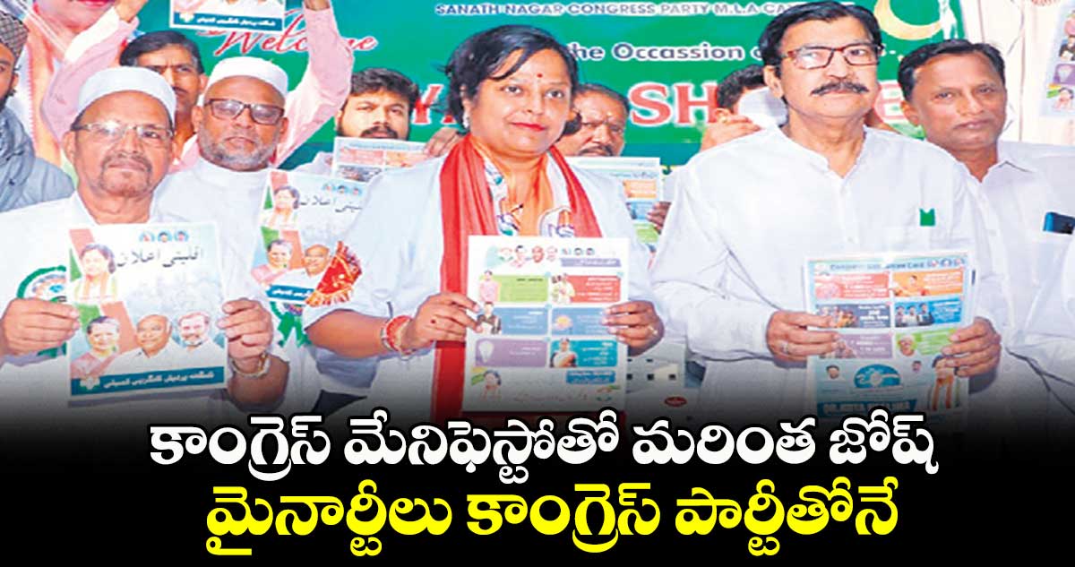 కాంగ్రెస్ మేనిఫెస్టోతో మరింత జోష్: కోట నీలిమ