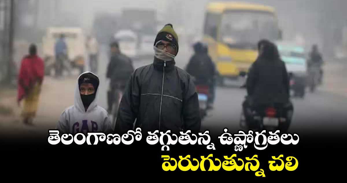 తెలంగాణలో తగ్గుతున్న ఉష్ణోగ్రతలు.. పెరుగుతున్న చలి