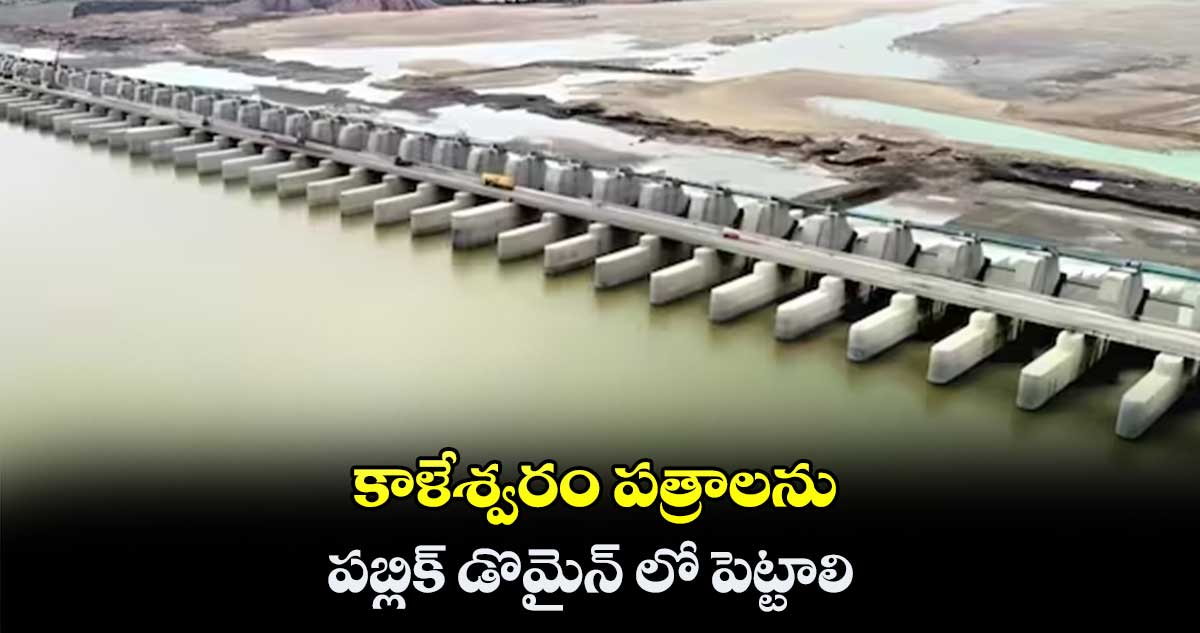 మేడిగడ్డ, అన్నారం బ్యారేజీలపై ఎక్స్పర్ట్స్ మీడియా మీట్