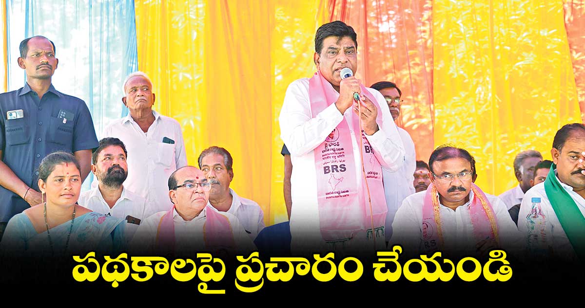 పథకాలపై ప్రచారం చేయండి : నామా నాగేశ్వరావు